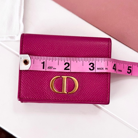 Pink Dior Compact Trifold Wallet - Picture 14 of 14